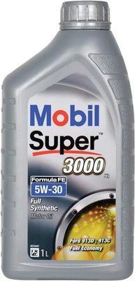 Олива моторна Mobil 5W30 3000 FE 1L SUPER 123457528 фото