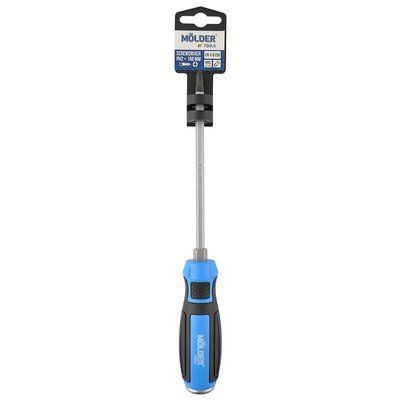 Викрутка хрестова, ударна з шестигранною опорою Molder, PH2x150mm MT33105 MOLDER MT33105 фото
