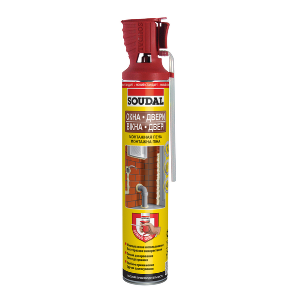 Піна монтажна SOUDAL GENIUS 750мл 750мл 0000100000007500GF фото