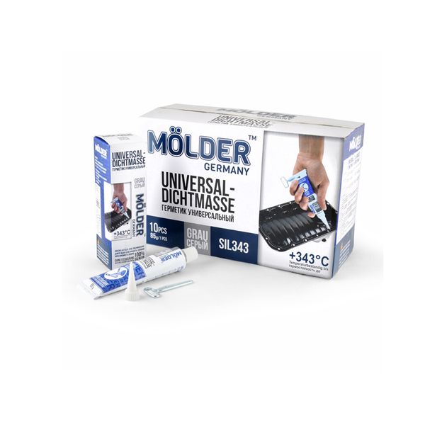 Силіконовий герметик Molder Universal-Dichtmasse Grau SIL343 SIL343 фото