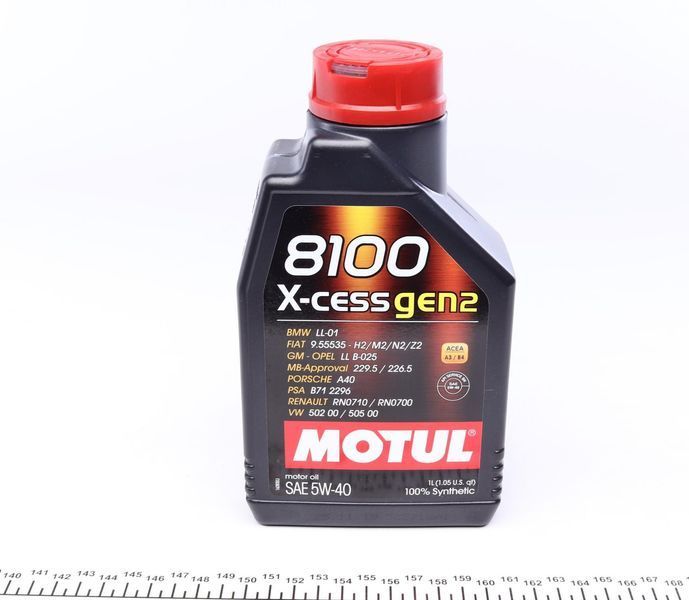Motul109774 5W40/1L X-CESS GEN2 123457235 фото