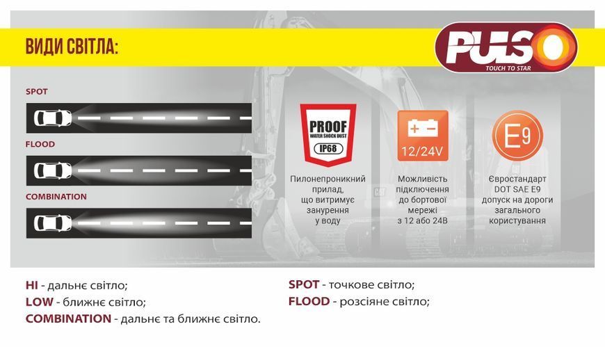 ЛАМПА РОБОЧОГО СВІТЛА Фара робочого світла LP-45S1 LP-45S1 фото