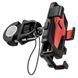 Тримач для телефону на велосипед HOCO CA73 Flying one-touch bicycle and motorcycle universal. Black-Red CA73 фото 2