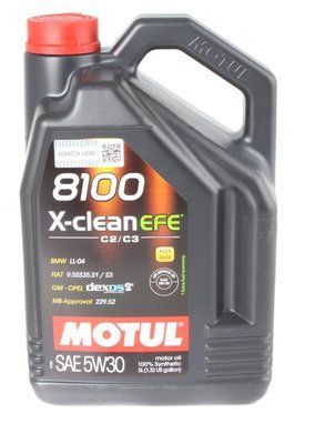 Motul107206 / 104777 5W30/5L X-CLEAN EFE C2/C3 123457187 фото