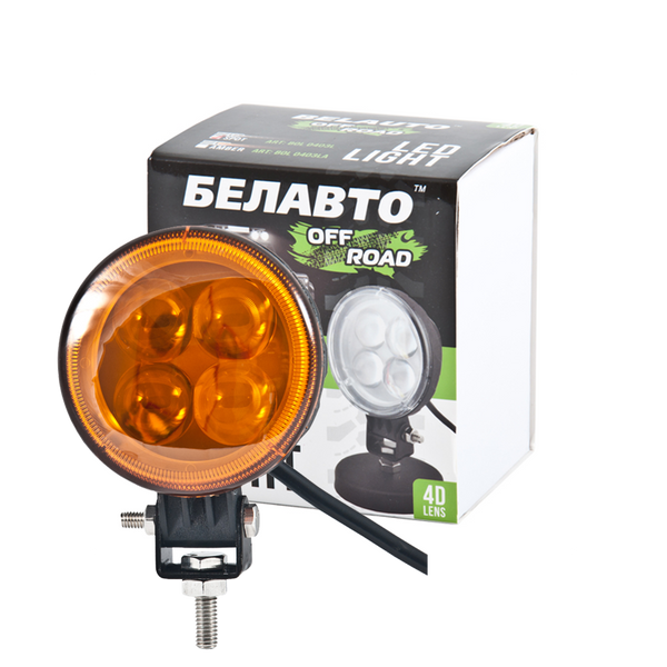 Доп LED Фары BELAUTO BOL0403LA (точечный amber) 12W BOL0403LA фото