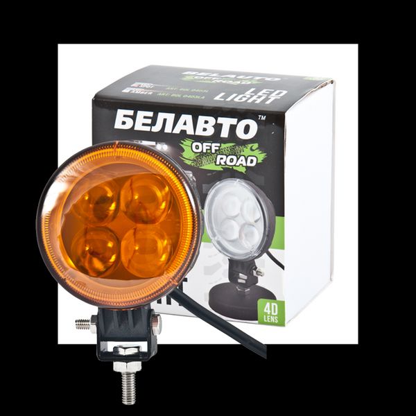 Доп LED Фары BELAUTO BOL0403LA (точечный amber) 12W BOL0403LA фото