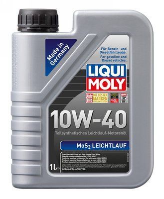 Моторное масло Liqui Moly1930 10W40/1L MOS2-LEICHTLAUF 123457388 фото