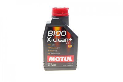 Motul106376/854711 5W30/1L 8100 X-CLEAN+ 123457138 фото