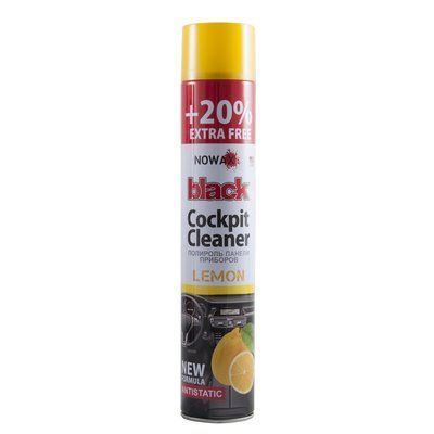 Поліроль для панелі приладів NOWAX Black Spray Lemon, 750мл NX00702 фото