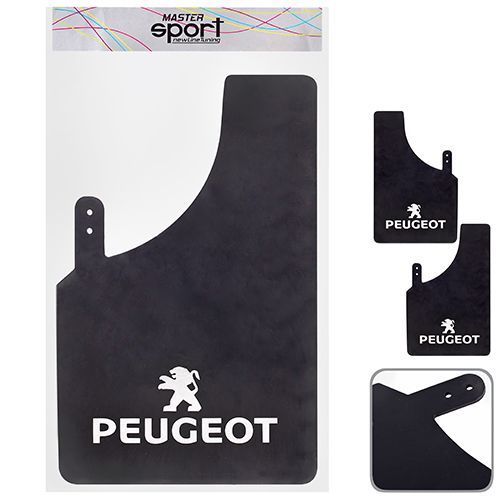 Бризковики "Sport Master" XL 230*375 PEUGEOT універсальні гумові (2 шт.) 14280 14280 фото