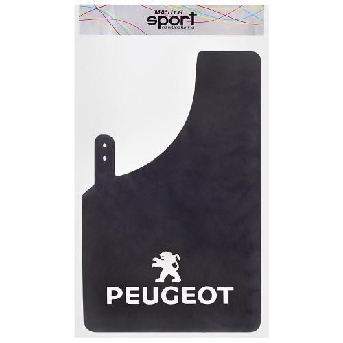 Бризковики "Sport Master" XL 230*375 PEUGEOT універсальні гумові (2 шт.) 14280 14280 фото