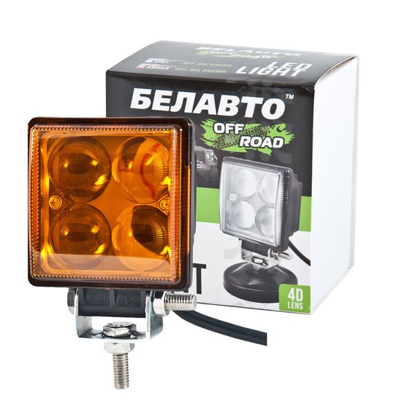 Додатковий LED Фари BELAUTO BOL0403QLA (точковий amber) 12W BOL0403QLA фото