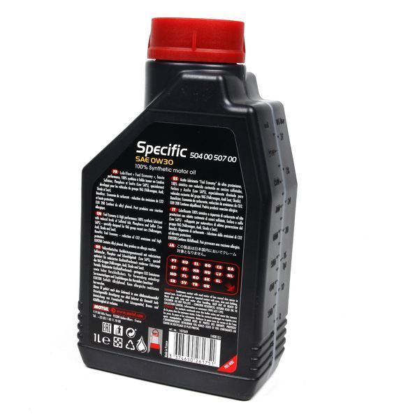 Motul107049 0W30/1l Motul Specific (1L) (504.00/507.00/ PORSCHE C30) 123457289 фото