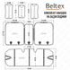 Комплект преміум накидок для сидінь BELTEX New York, biege. BX84500 фото 5