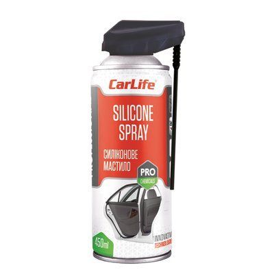 Силіконове мастило SILICONE SPRAY Professional 450ml CF455 CARLIFE CF455 фото
