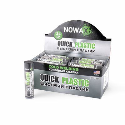 Холодне зварювання Quick Plastic, сірий NX51209 NOWAX NX51209 фото
