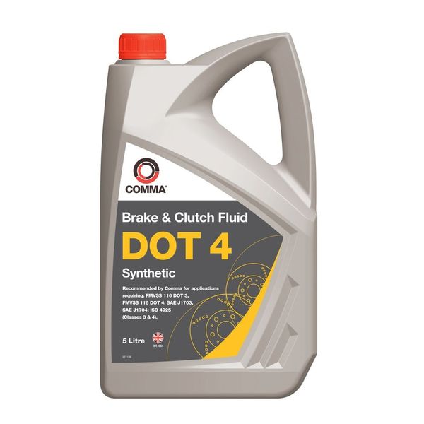 гальм. ж-ть Comma DOT 4 BRAKE FLUID 5л (4шт/уп) BF45L фото