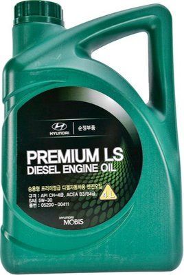 Моторна олива Hyundai Premium LS Diesel Kia05200-00411 5W30/4л  123457548 фото