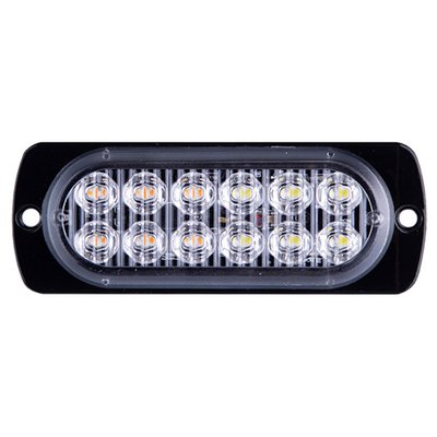 Повторювач габариту 12 LED 12V бiлий+жовтий (AG-ZWD-BSBK-12/W+Y) 1194151 фото