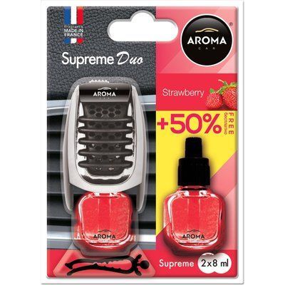 Ароматизатор для машины 8 мл Aroma Car Supreme Duo - Strawberry (92254) 92254 фото