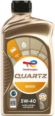 Total oil166243 Олива моторна QUARTZ 9000 5W-40 1л 123457447 фото