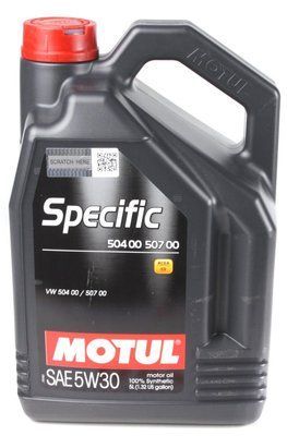 Motul106375 5W30/5L SPECIFIC 504.00/507.00 123457097 фото