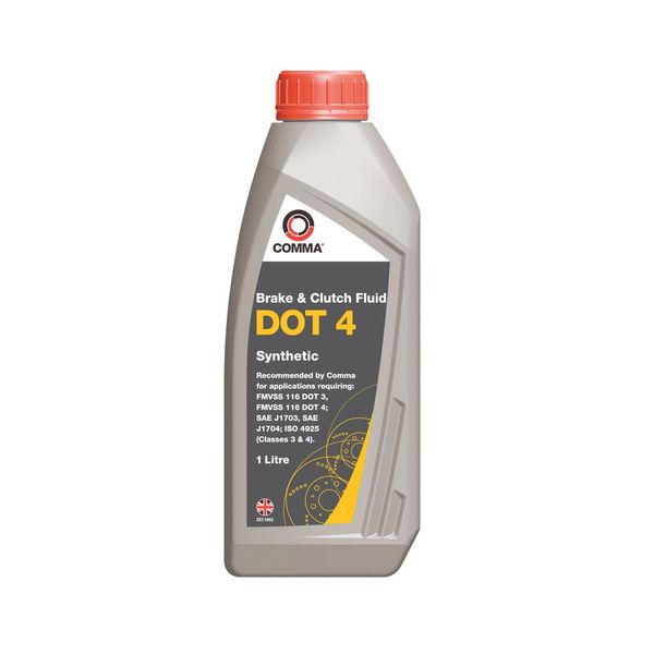 Торм. ж-ть Comma DOT 4 BRAKE FLUID 1л (12шт/уп) BF41L фото