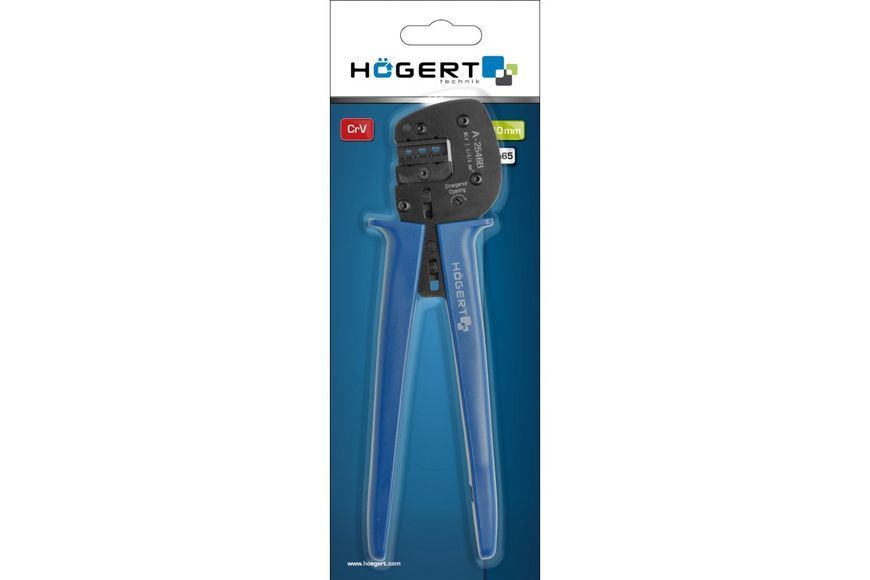 Пресс-клещи для разъемов mc4 2.5/4.0/6.0 мм кв Hogert (HT1P199) HT1P199 фото
