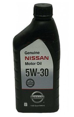 Моторное масло Nissan Genuine Motor Oil 5W-30 0,946 л 123457148 фото