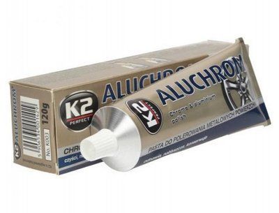 Паста для полірування хромованих деталей K2 ALUCHROM 0.12 кг K003 K003 фото