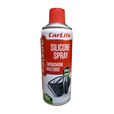 Силиконова олія 450 мл CarLife SILICONE SPRAY (CF450) CF450 фото