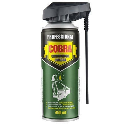 СИЛІКОНОВА ЗМАЗКА SILICONE SPRAY COBRA 450ml NX45700 NOWAX NX45700 NOVAX NX45700 фото