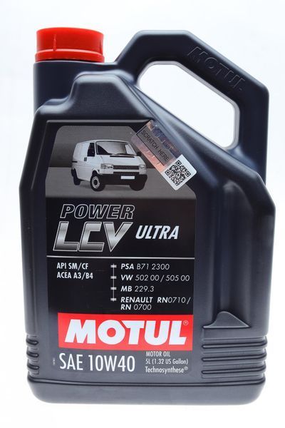 Motul106156 10W40/5L POWER LCV ULTRA 123457298 фото