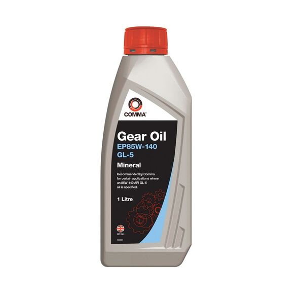 Трансмісійна олія Comma EP85W140 GEAR OIL API: GL-4/GL-5 1л (12шт/уп) HMG1L фото