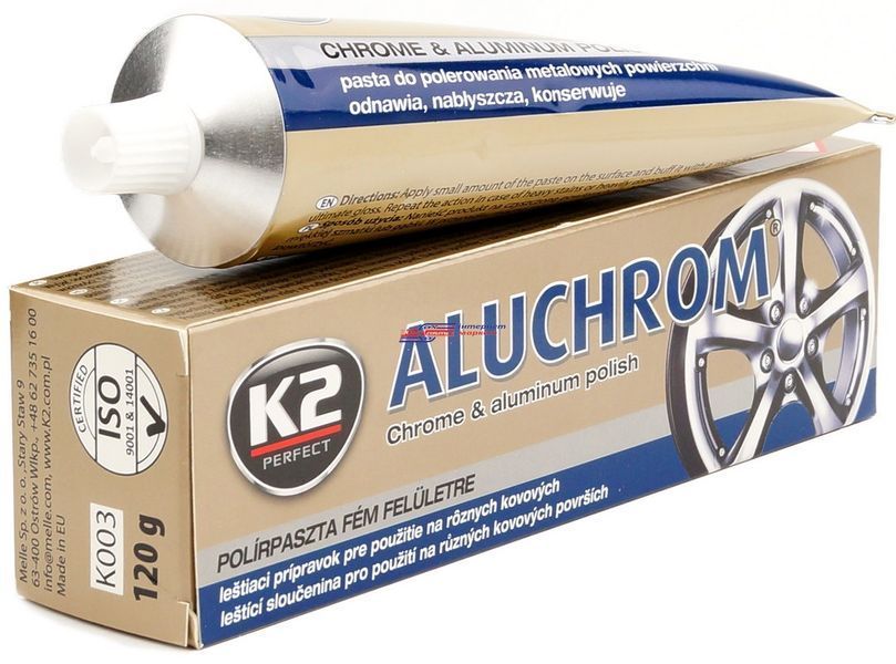 Паста для полірування хромованих деталей K2 ALUCHROM 0.12 кг K003 K003 фото