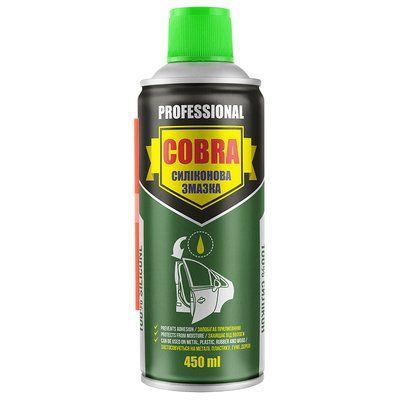 Силіконова змазка SILICONE SPRAY COBRA, 450мл NX45200 NOWAX NX45200 фото