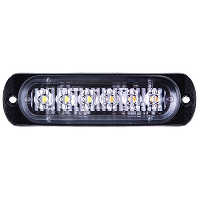 Повторювач габариту 6 LED 12V бiлий+жовтий (AG-ZWD-BSBK-6/W+Y) 1194155 фото