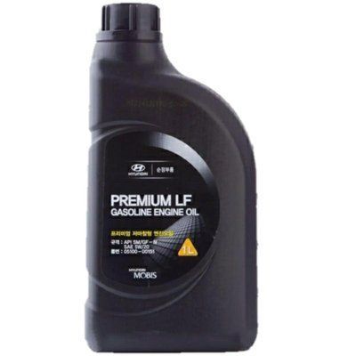 Моторное масло Hyundai Premium LF Gasoline Kia0510000151 5W20/1л 123457299 фото