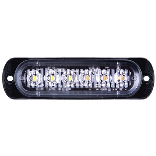 Повторитель габарита 6 LED 12V белый+желтый (AG-ZWD-BSBK-6/W+Y) 1194155 фото