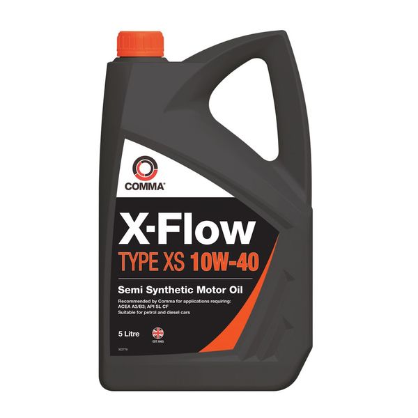 Моторне масло Сомма X-FLOW TYPE XS 10W-40 API SL/CF ACEA A3/B3 5л (4шт/уп) XFXS5L фото