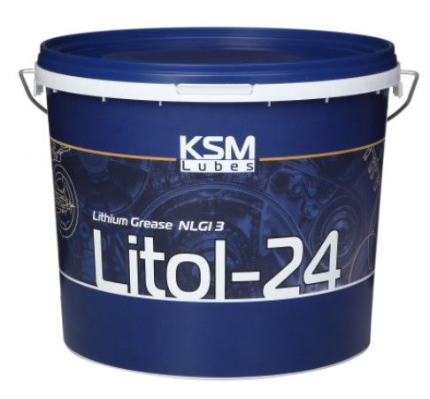 Смазка Литол-24 ГОСТ 21150:2019 DIN 51502 K3K-40 NLGI 3 (2,7 кг пп лого) KSM-LITOL-2,7KG-LOGO фото