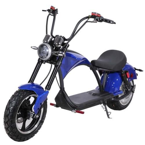 Електроскутер Chopper 2000W, 60V12Ah, Blue (r804-m3p/2000Bl) 1111364 фото