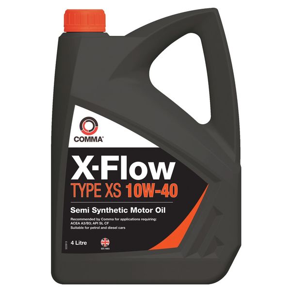 Моторне масло Сомма X-FLOW TYPE XS 10W-40 API SL/CF ACEA A3/B3 4л (4шт/уп) XFXS4L фото