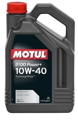 Motul100017 10W40/4 Motul 2100 Power+ 123457351 фото