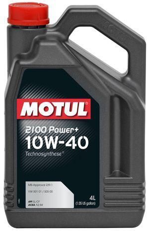 Motul100017 10W40/4 Motul 2100 Power+ 123457351 фото