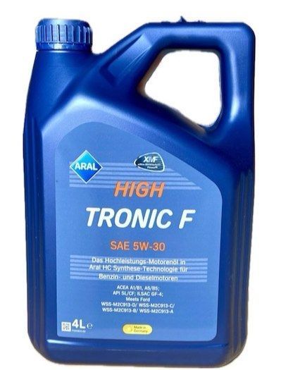 Моторна олива Aral HighTronic F 5W-30 4 л 123457201 фото