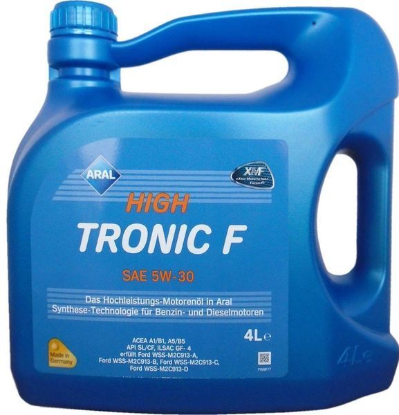 Моторна олива Aral HighTronic F 5W-30 4 л 123457201 фото
