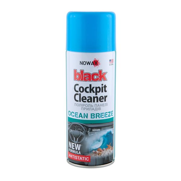 NOWAX Black Cockpit Cleaner Ocean Breeze 450 мл для пластику NX00460 фото