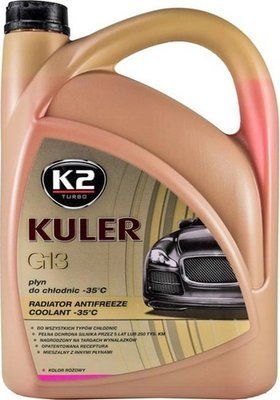 Антифриз K2 Kuler Long Life G13 -35&deg;C, рожевий, 5л K2 T205R T205R фото