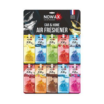 NOWAX Автомобільний ароматизатор повітря Nowax X Bag, дисплей (30шт.) NX07562 NOWAX NX07562 фото
